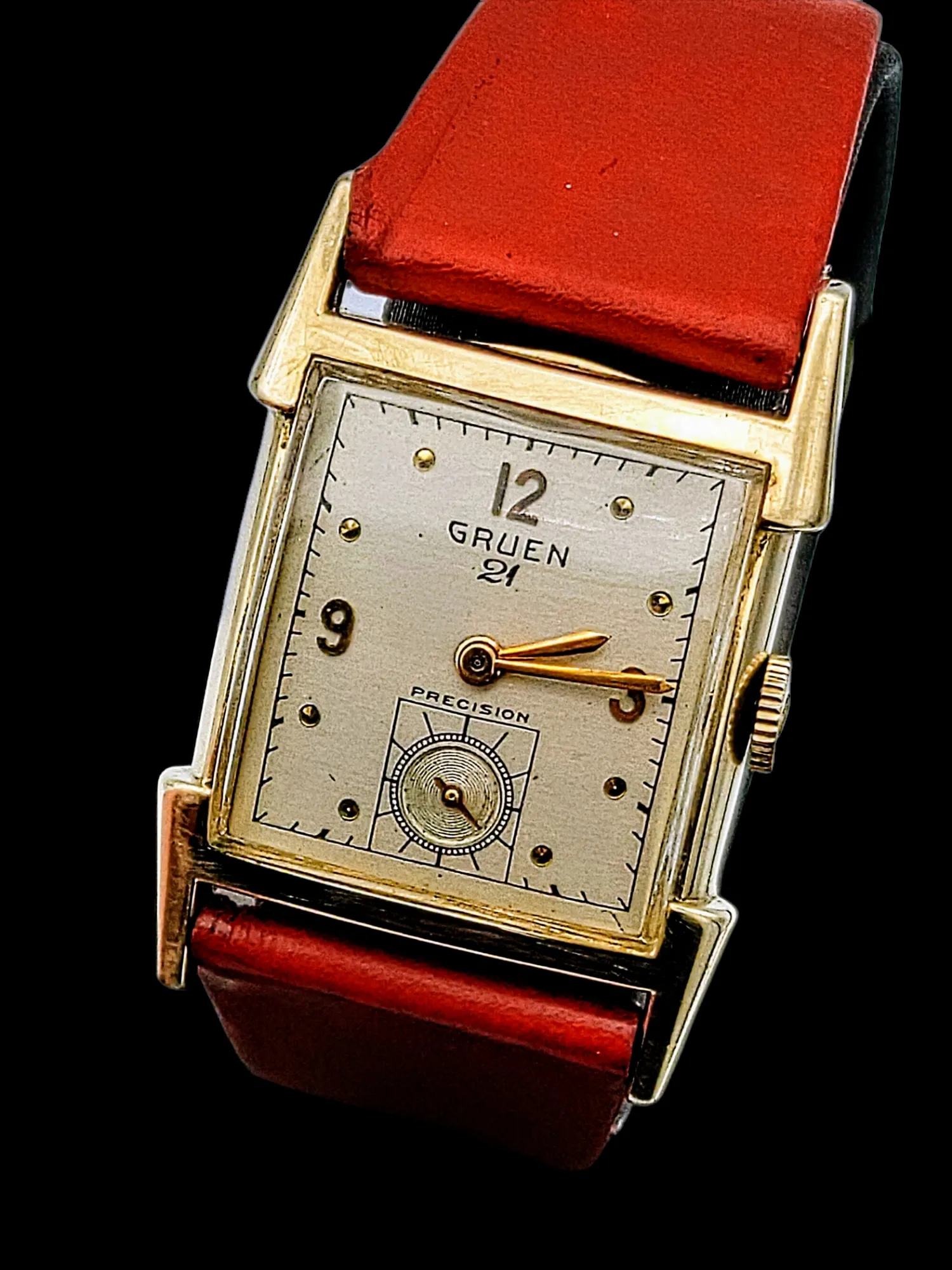1950 GRUEN 21 Jewels Precision Watch Veri-Thin Cal. 335