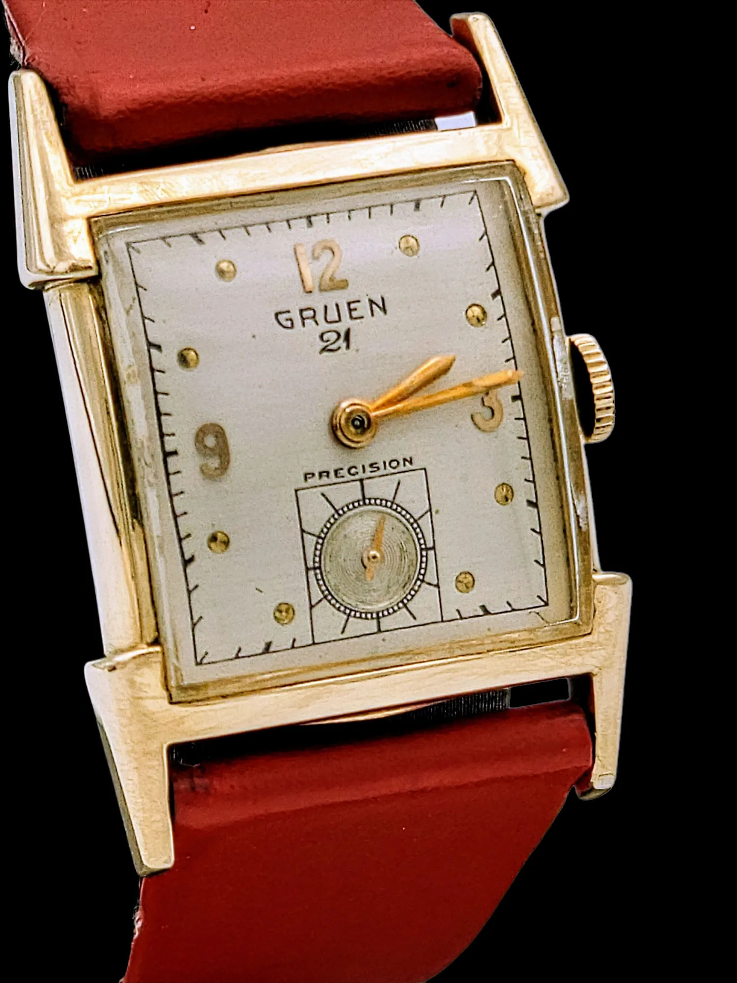 1950 GRUEN 21 Jewels Precision Watch Veri-Thin Cal. 335