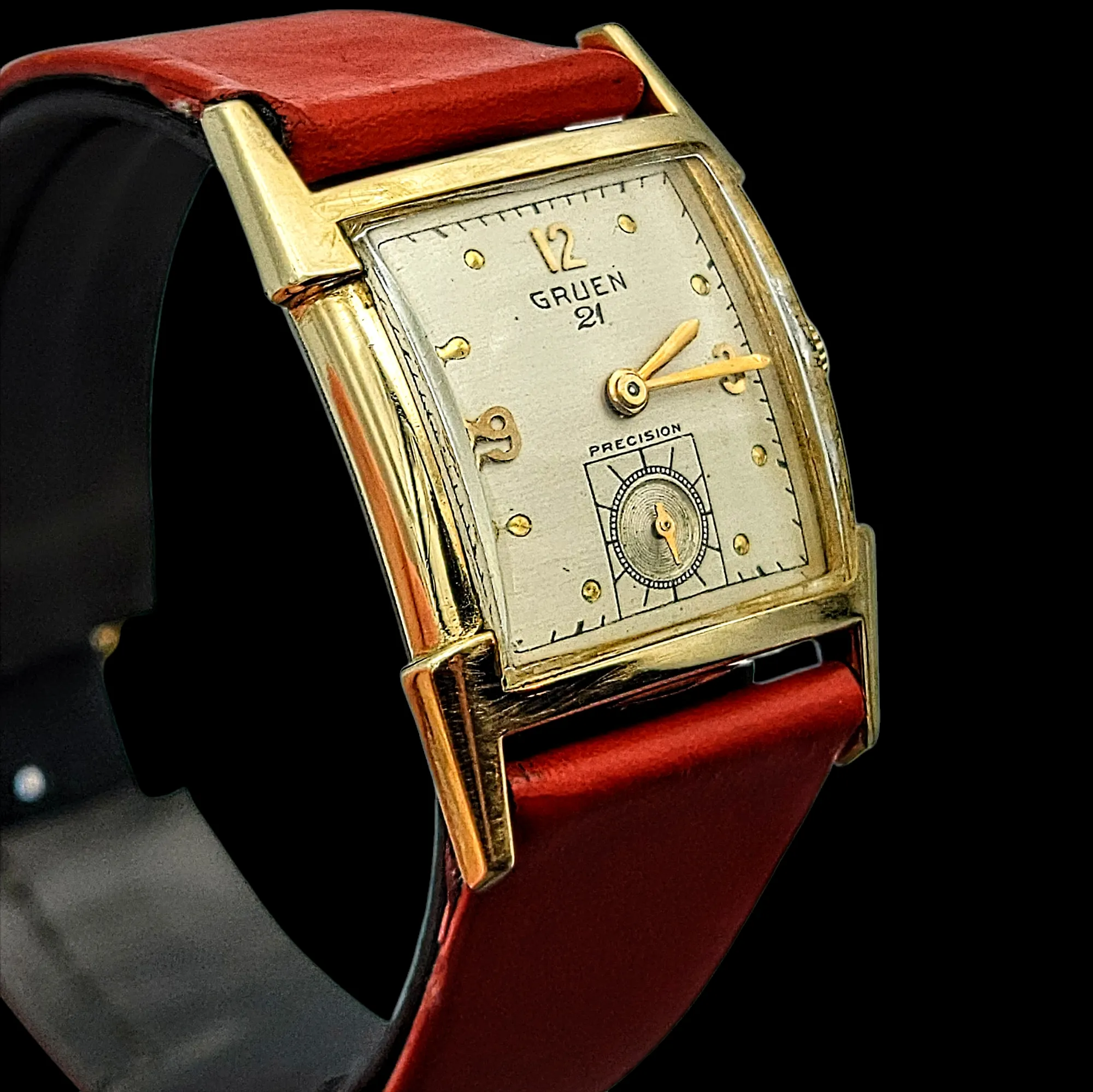 1950 GRUEN 21 Jewels Precision Watch Veri-Thin Cal. 335