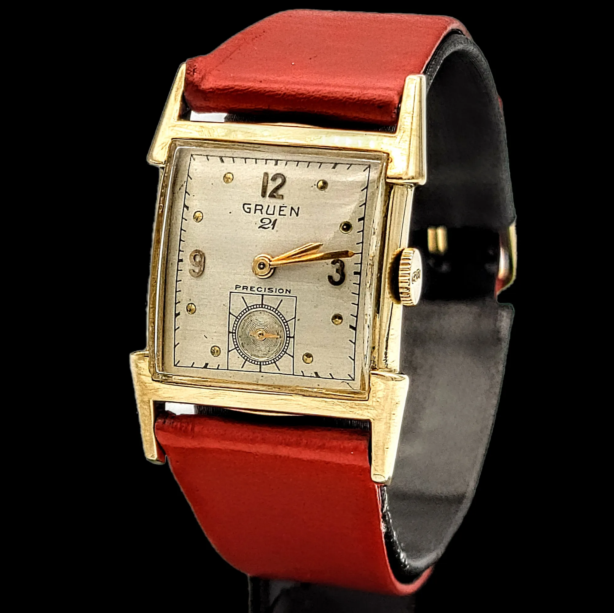 1950 GRUEN 21 Jewels Precision Watch Veri-Thin Cal. 335