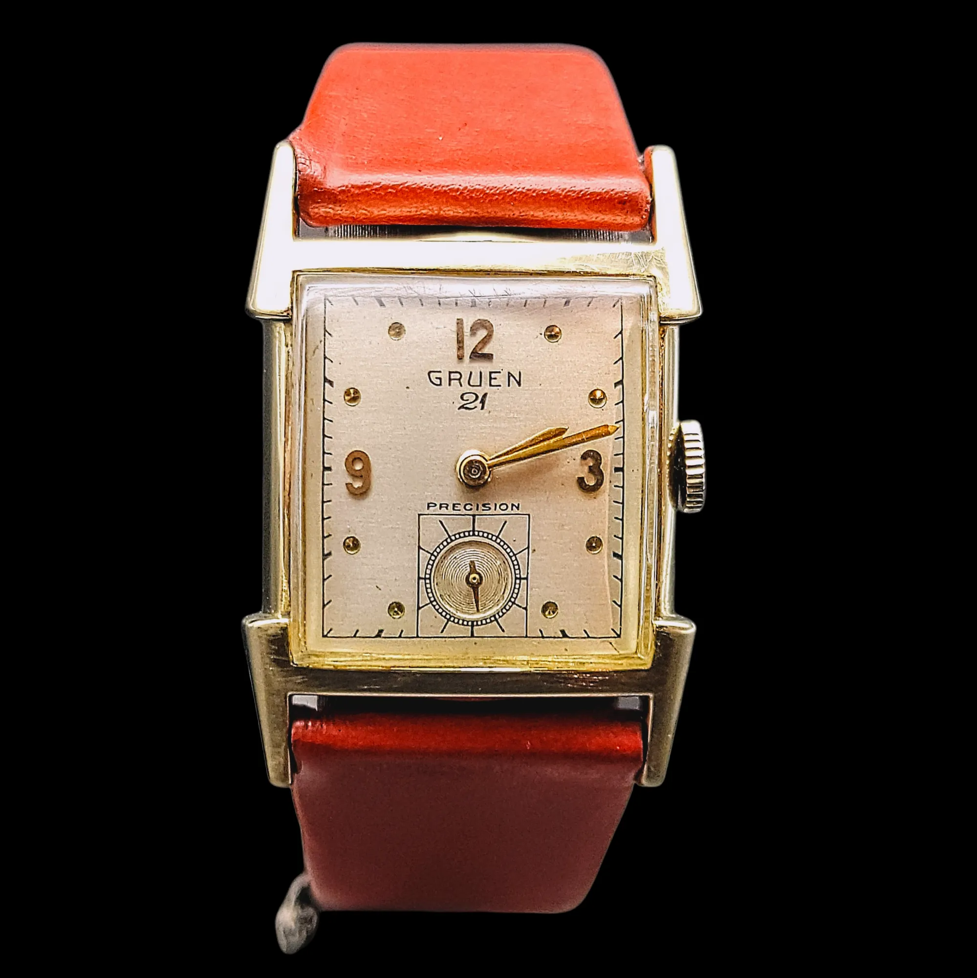 1950 GRUEN 21 Jewels Precision Watch Veri-Thin Cal. 335