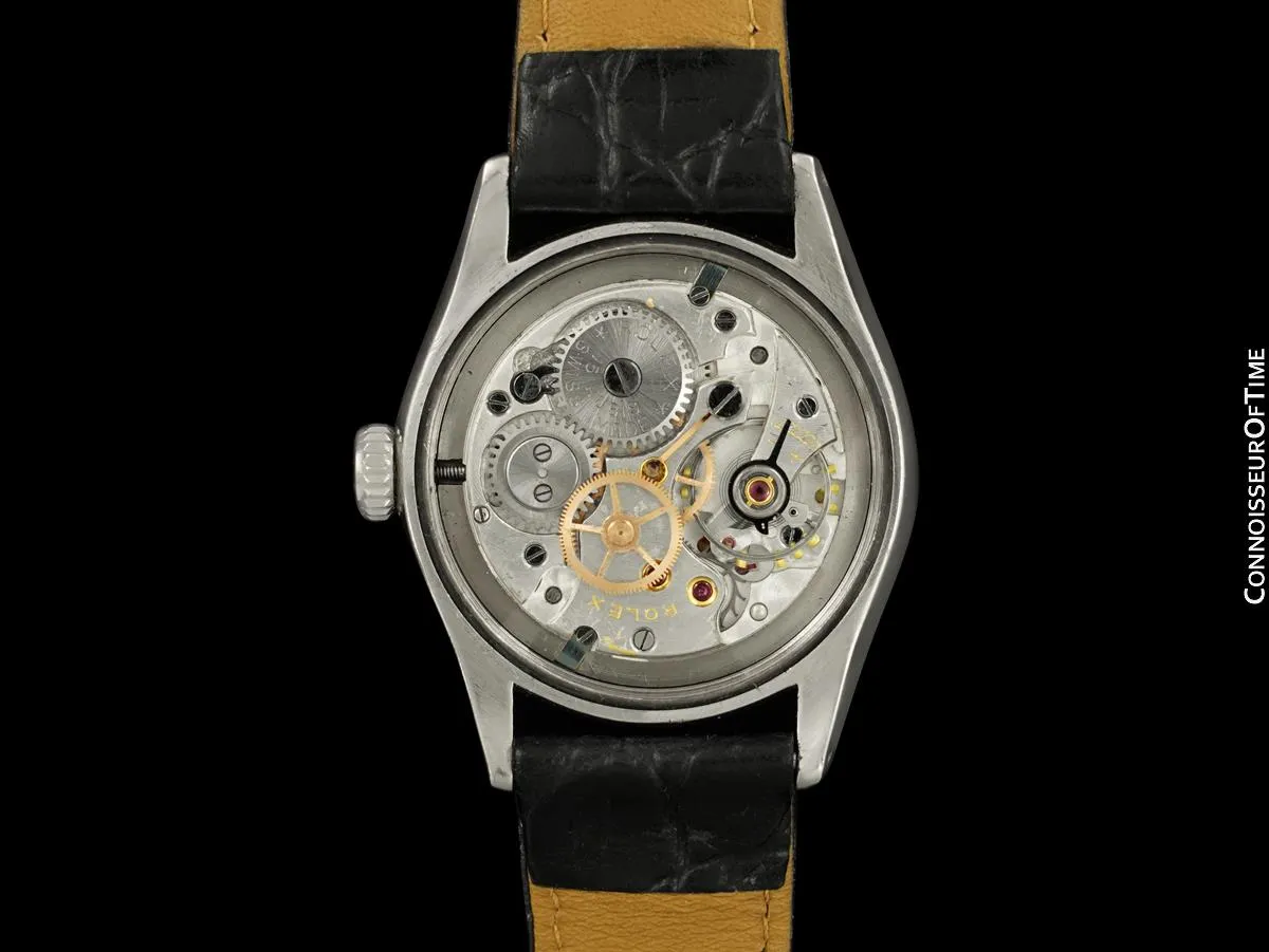1951 Rolex Oyster Royal Mens Vintage "Shock Resisting" Watch, Stainless Steel - Classic & Rare Design