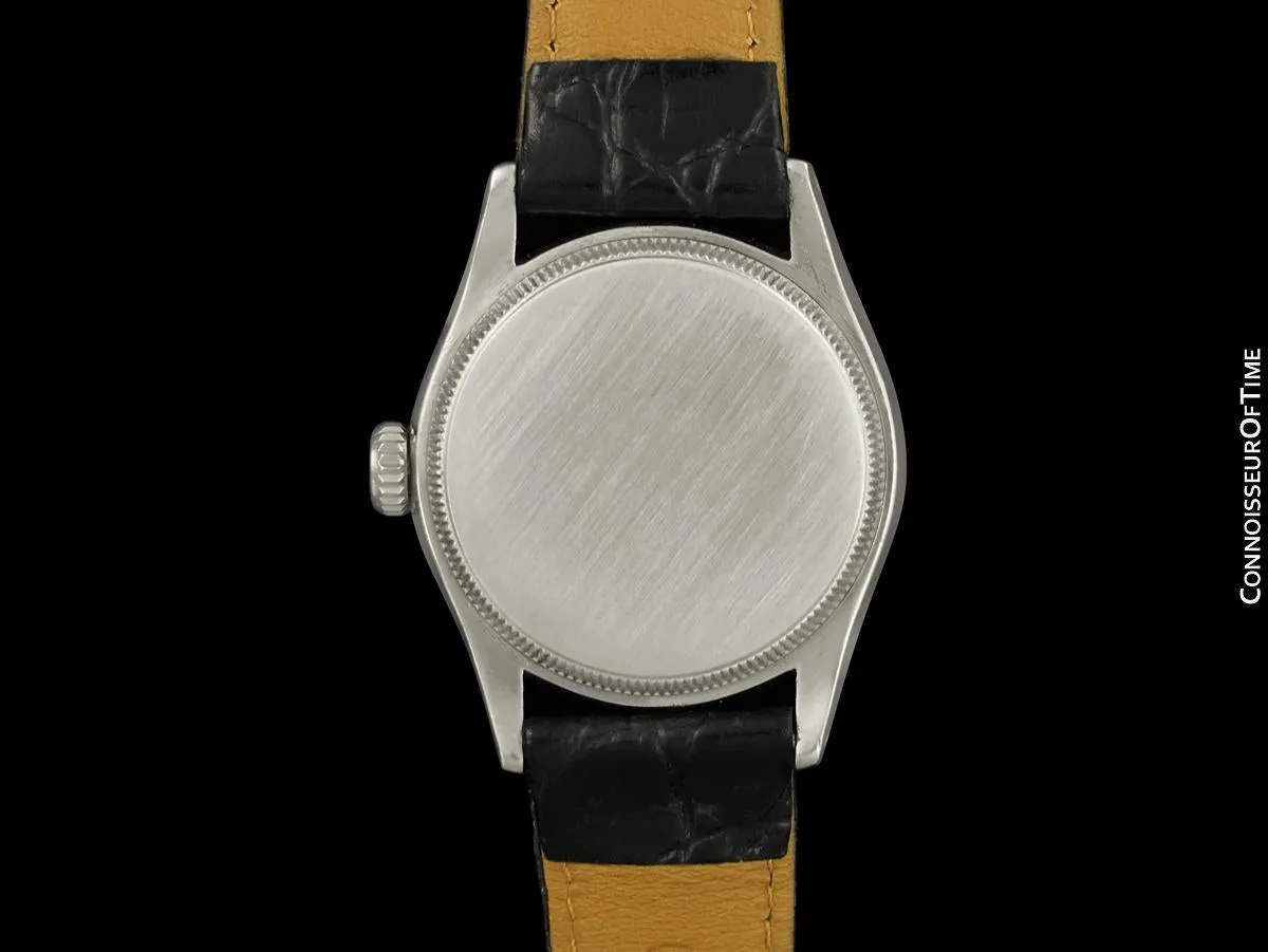 1951 Rolex Oyster Royal Mens Vintage "Shock Resisting" Watch, Stainless Steel - Classic & Rare Design