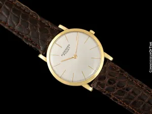 1955 Audemars Piguet "Extra-Flat" Vintage Mens Midsize Watch - 18K Gold