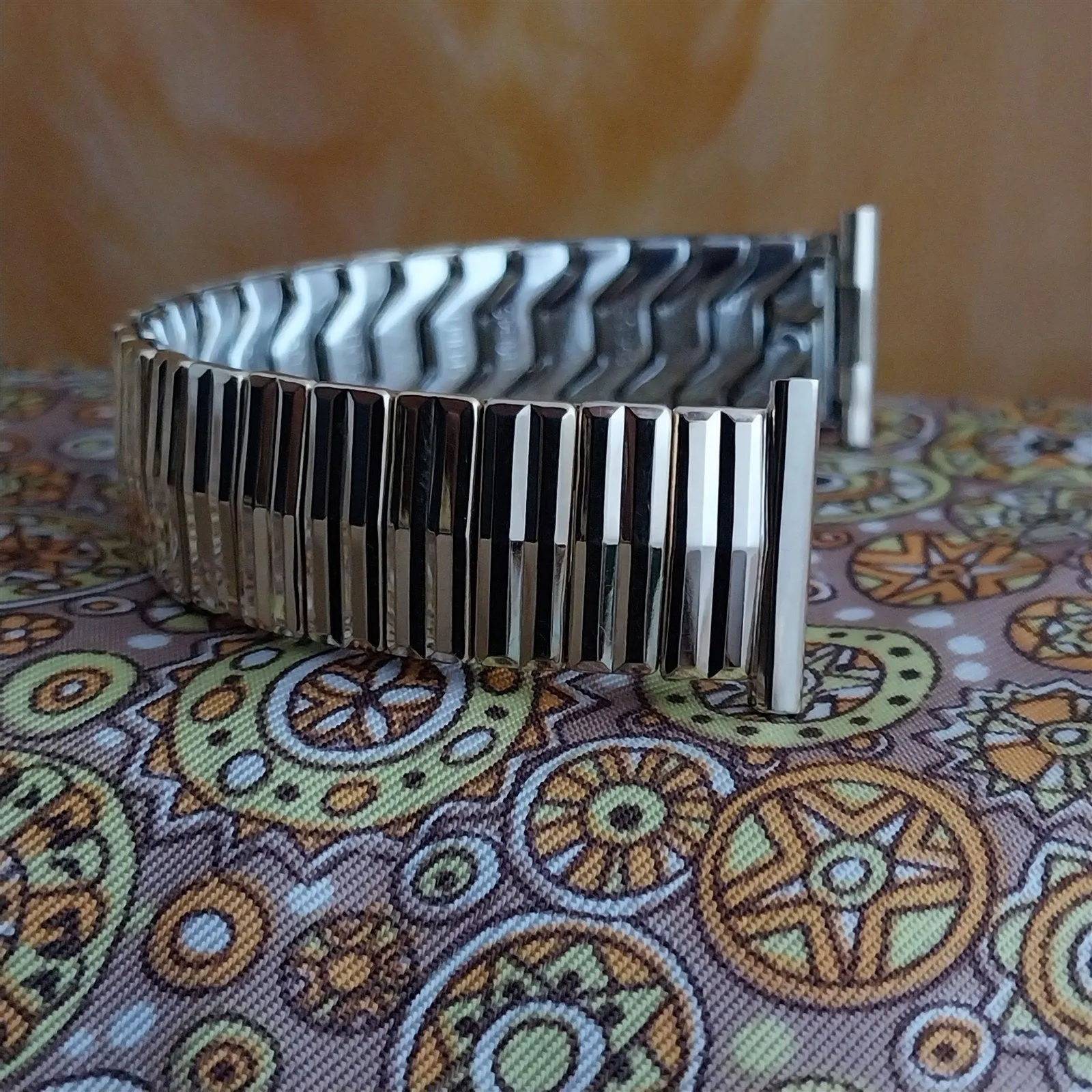 1956 10k Yellow Gold-Filled Speidel Short Unused Mid Century Vintage Watch Band