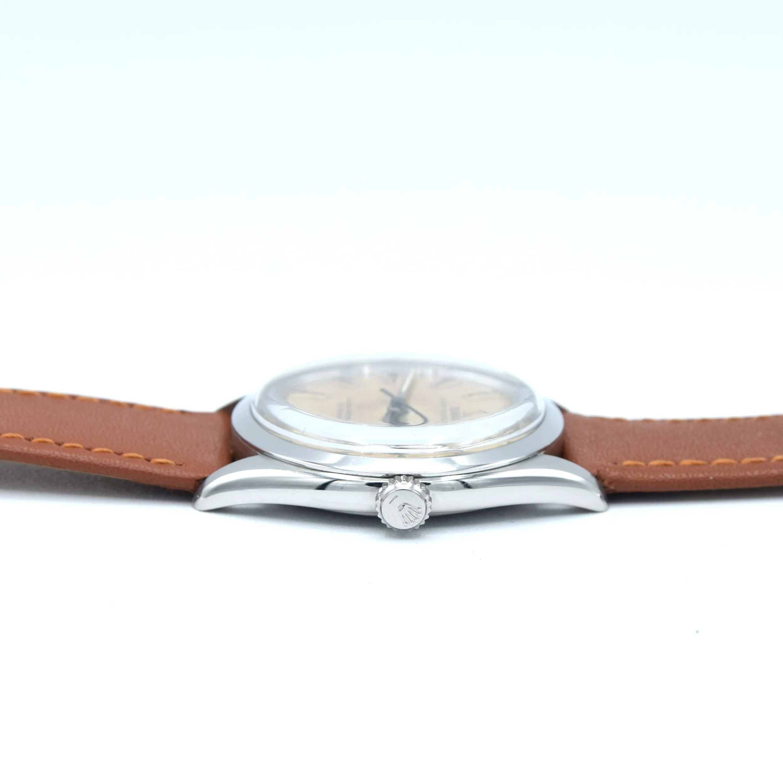 1957 Tudor Oyster 'Elegante' Wristwatch Model 7960 with rare patina Dial in Stainless Steel   Box