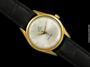 1958 Omega Seamaster Mens Vintage Automatic Watch - 18K Gold Plated & Stainless Steel