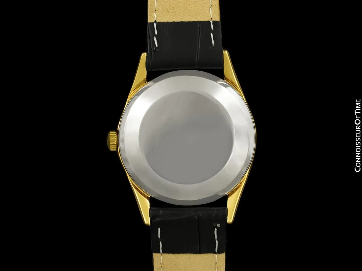1958 Omega Seamaster Mens Vintage Automatic Watch - 18K Gold Plated & Stainless Steel