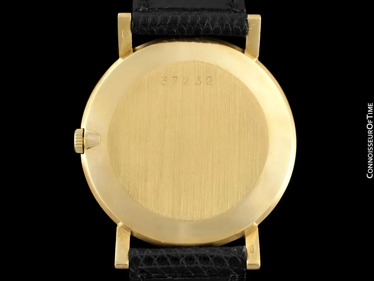 1960's Audemars Piguet "Extra-Flat" Vintage Mens Midsize Watch - 18K Gold