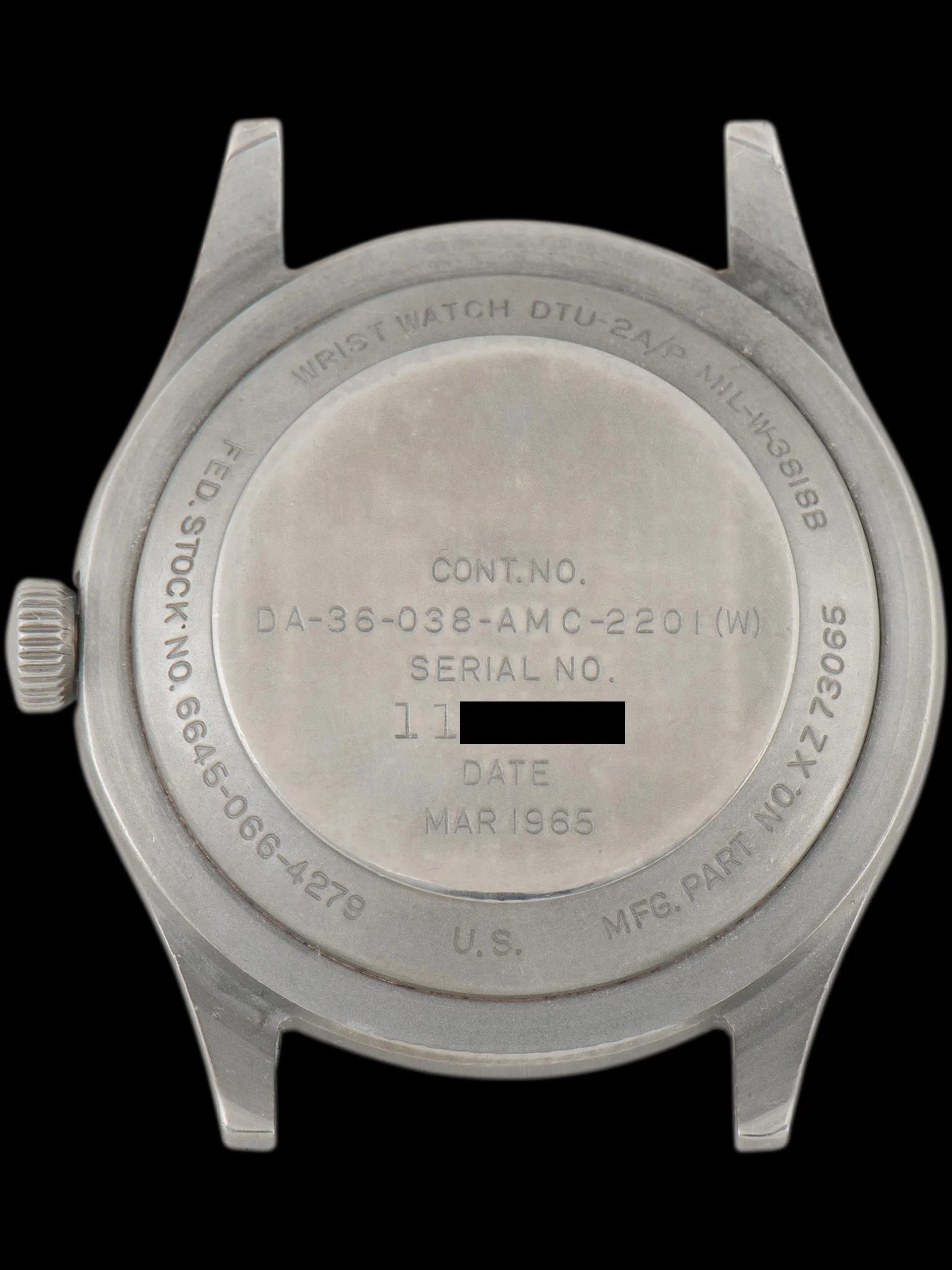 1965 Benrus Military Field Watch DTU-2A/P 'MIL-W-3818B'