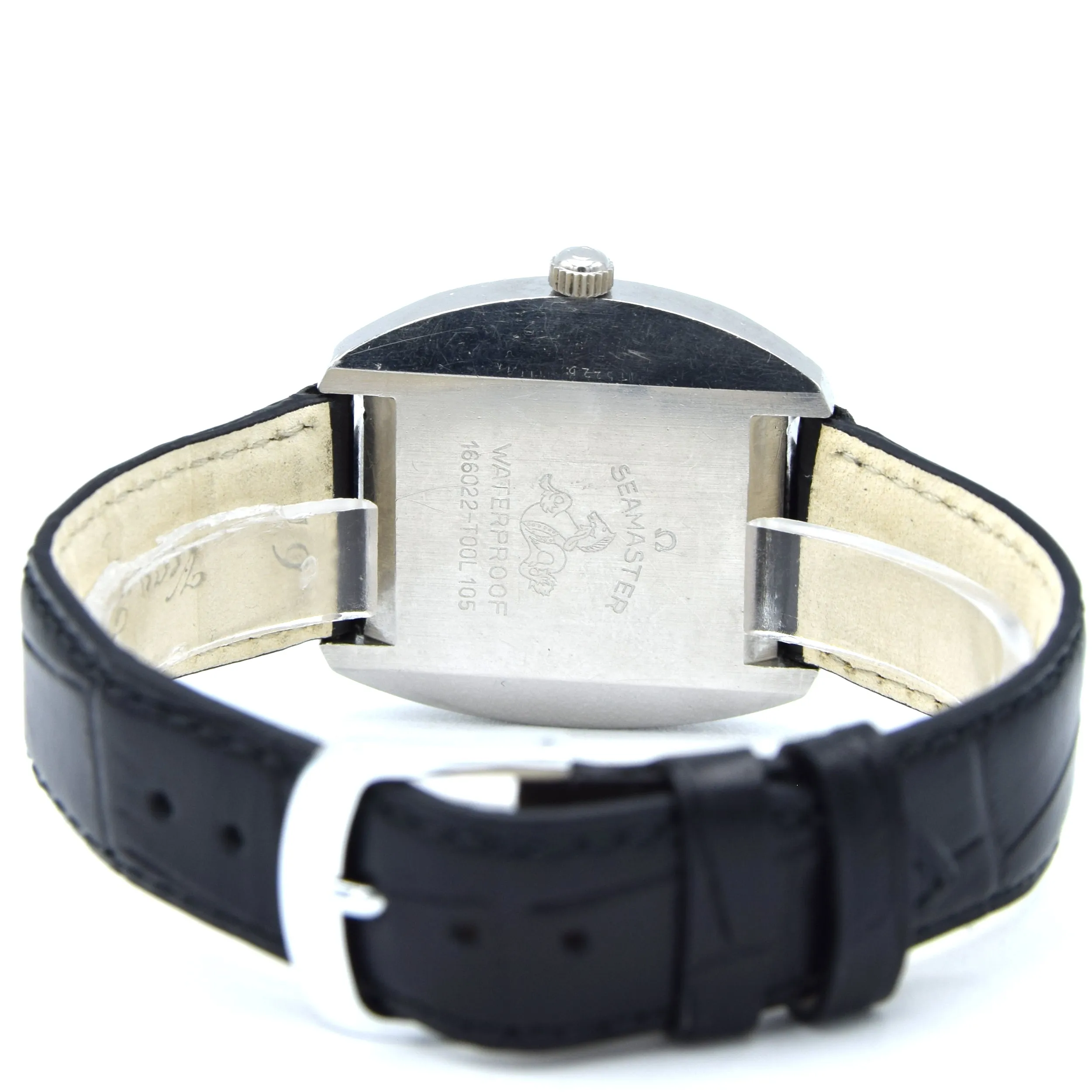1968 Omega automatic cosmic date Model 166.022 in Stainless Steel Monocoque with two tone dial