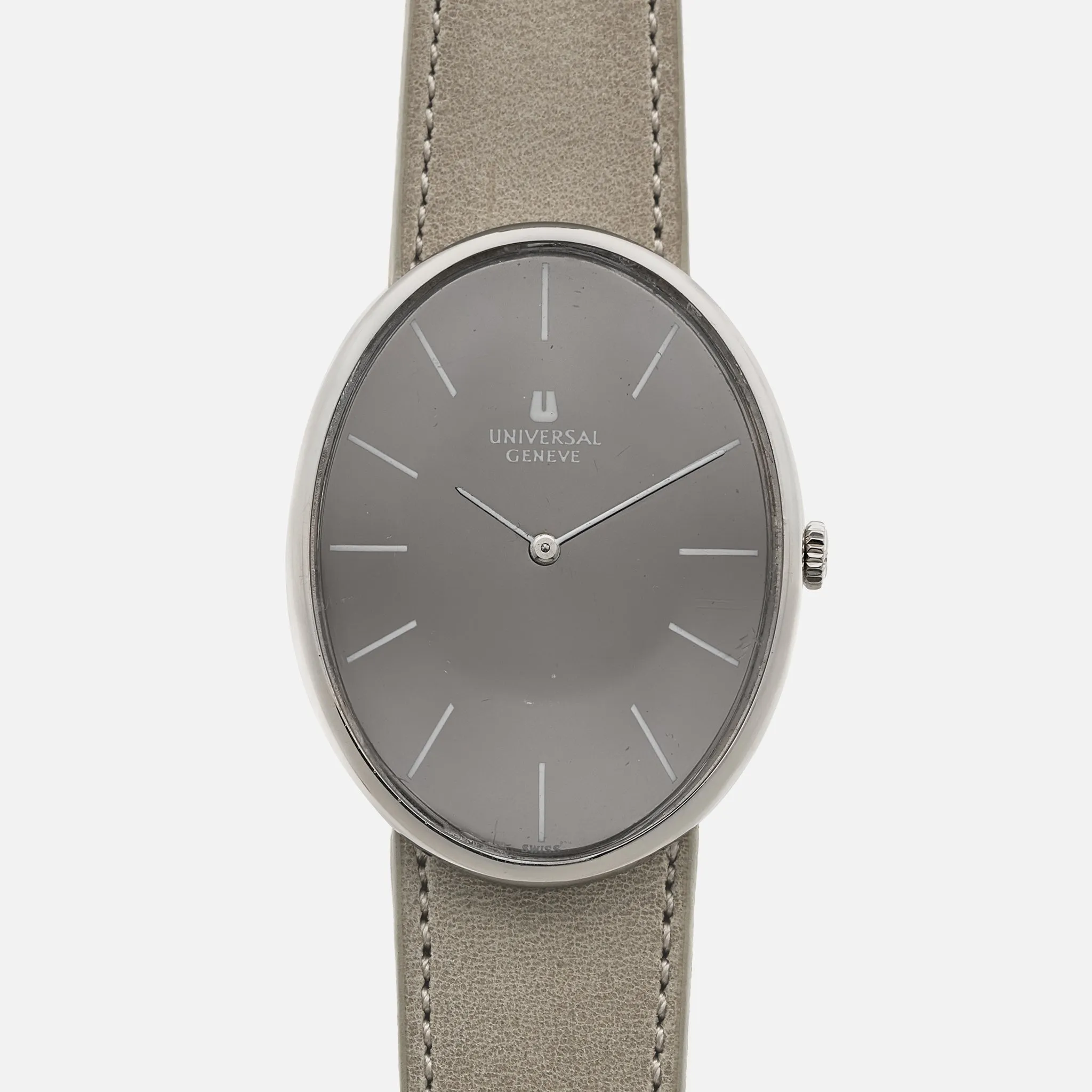 1970s Universal Genève Dress Watch In Stainless Steel