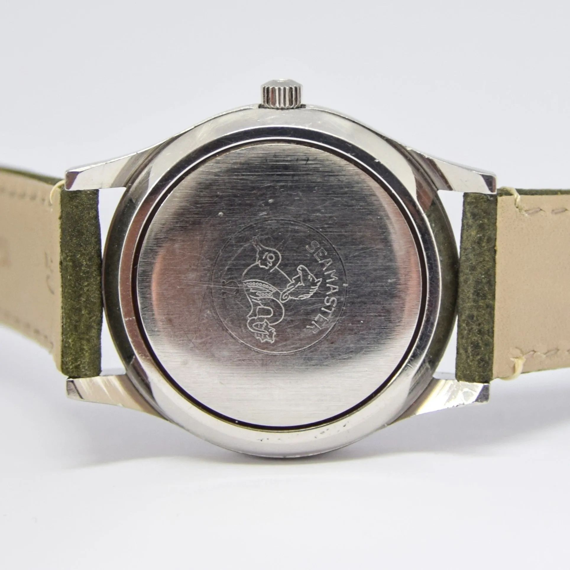 1973 Omega Large Cosmic 2000 Automatic Date Model 166.128 with Silvered Dial