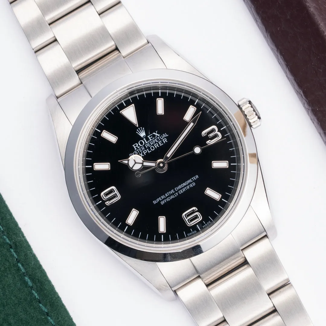 2007 Rolex Explorer Ref. 114270 with Box & Papers