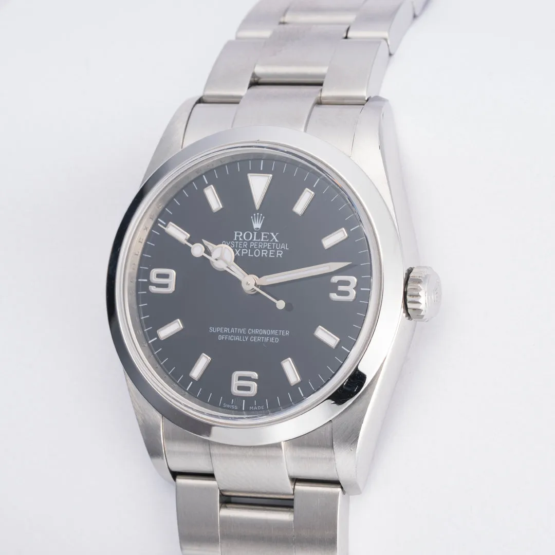 2007 Rolex Explorer Ref. 114270 with Box & Papers