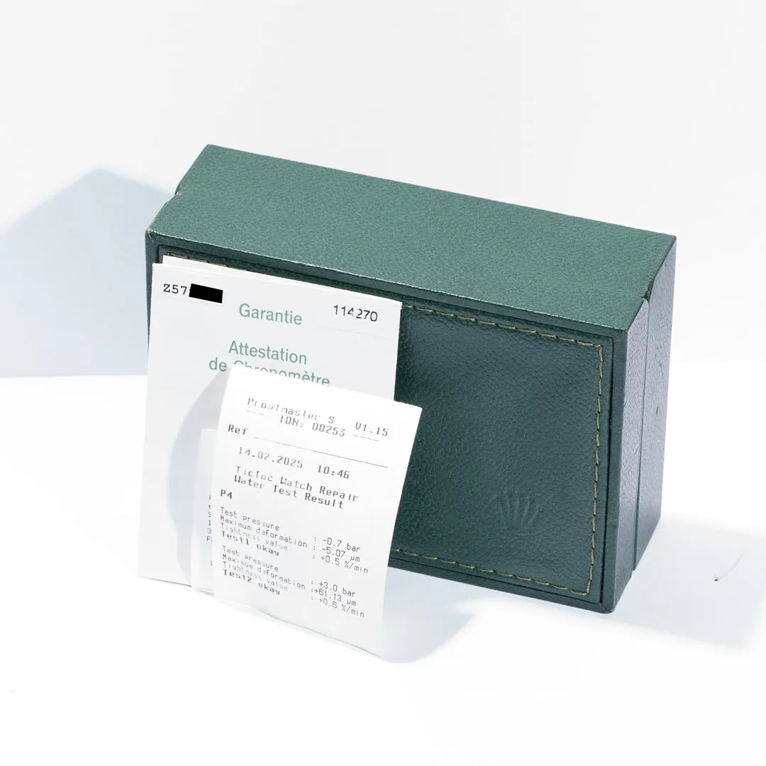 2007 Rolex Explorer Ref. 114270 with Box & Papers