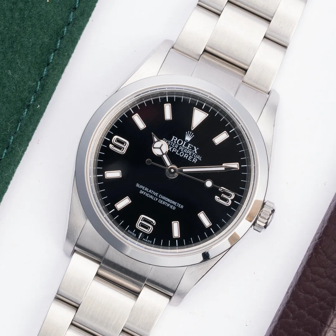 2007 Rolex Explorer Ref. 114270 with Box & Papers
