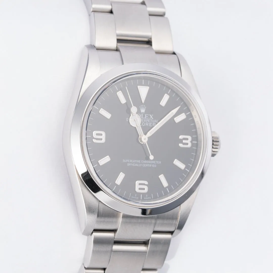 2007 Rolex Explorer Ref. 114270 with Box & Papers