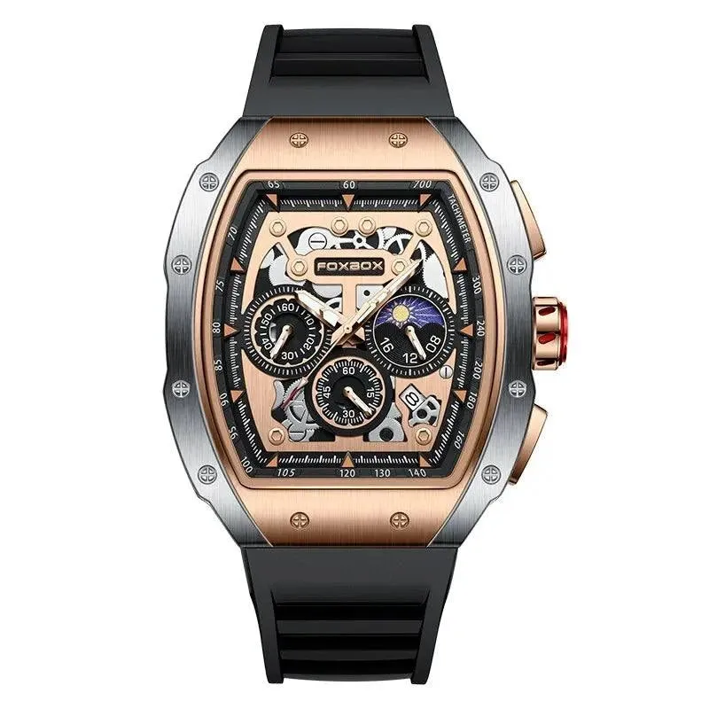 2025 Luxury Sports Watch for Men | Waterproof Military Quartz Chronograph ⌚