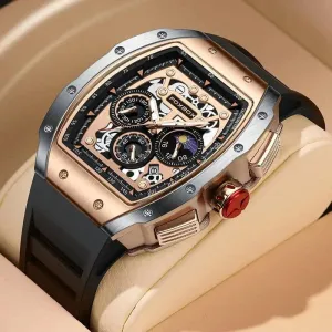 2025 Luxury Sports Watch for Men | Waterproof Military Quartz Chronograph ⌚