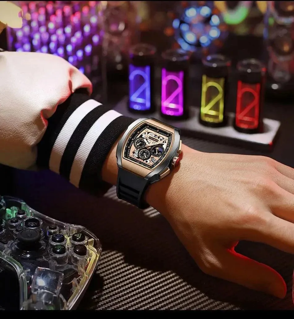 2025 Luxury Sports Watch for Men | Waterproof Military Quartz Chronograph ⌚