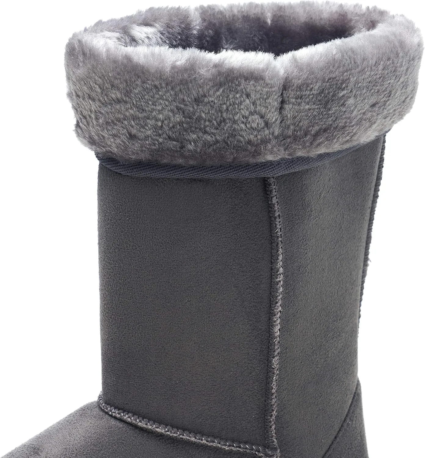 Alpine Swiss Womens 11 Tall Mid Calf Winter Boots Faux Shearling Aussie Classic