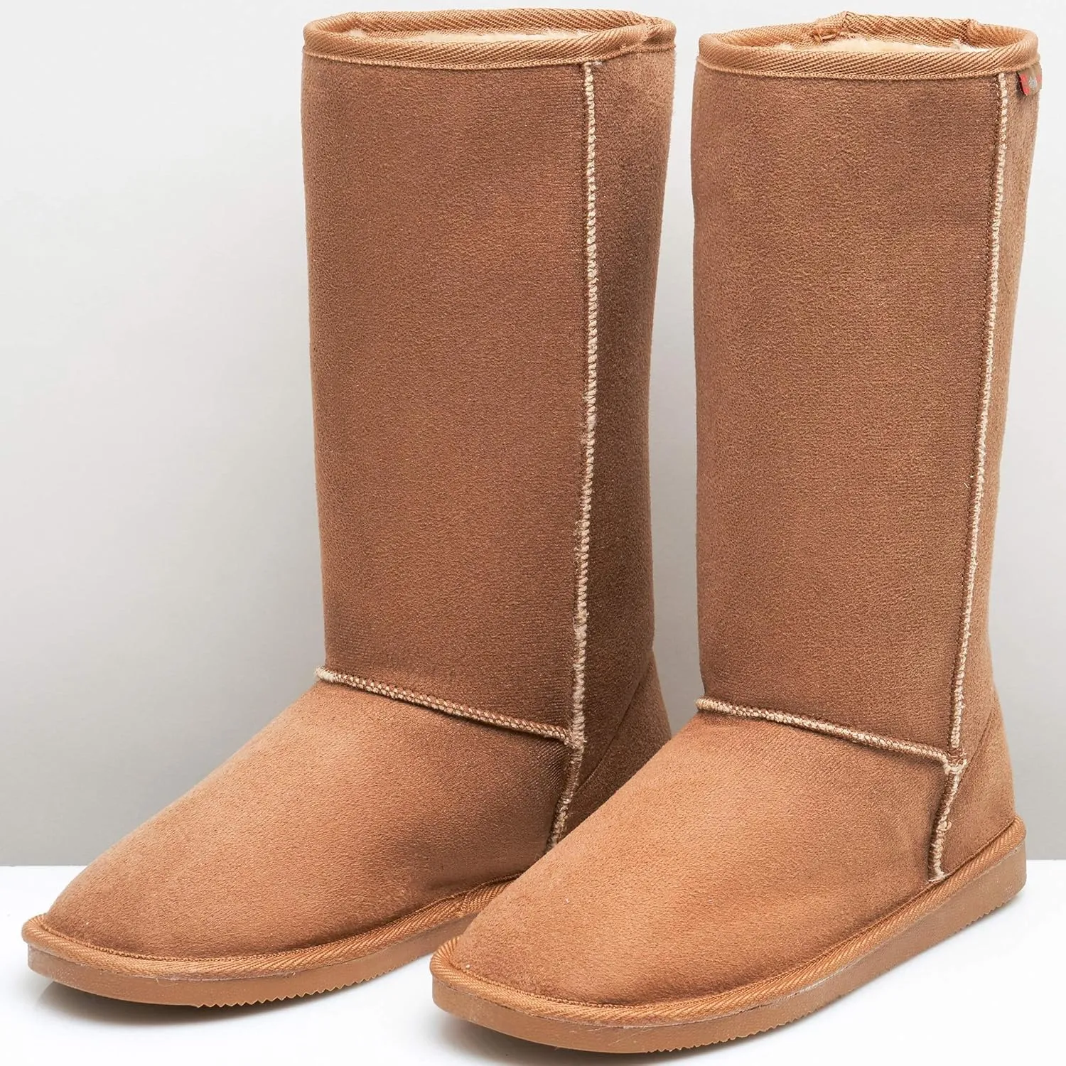 Alpine Swiss Womens 11 Tall Mid Calf Winter Boots Faux Shearling Aussie Classic