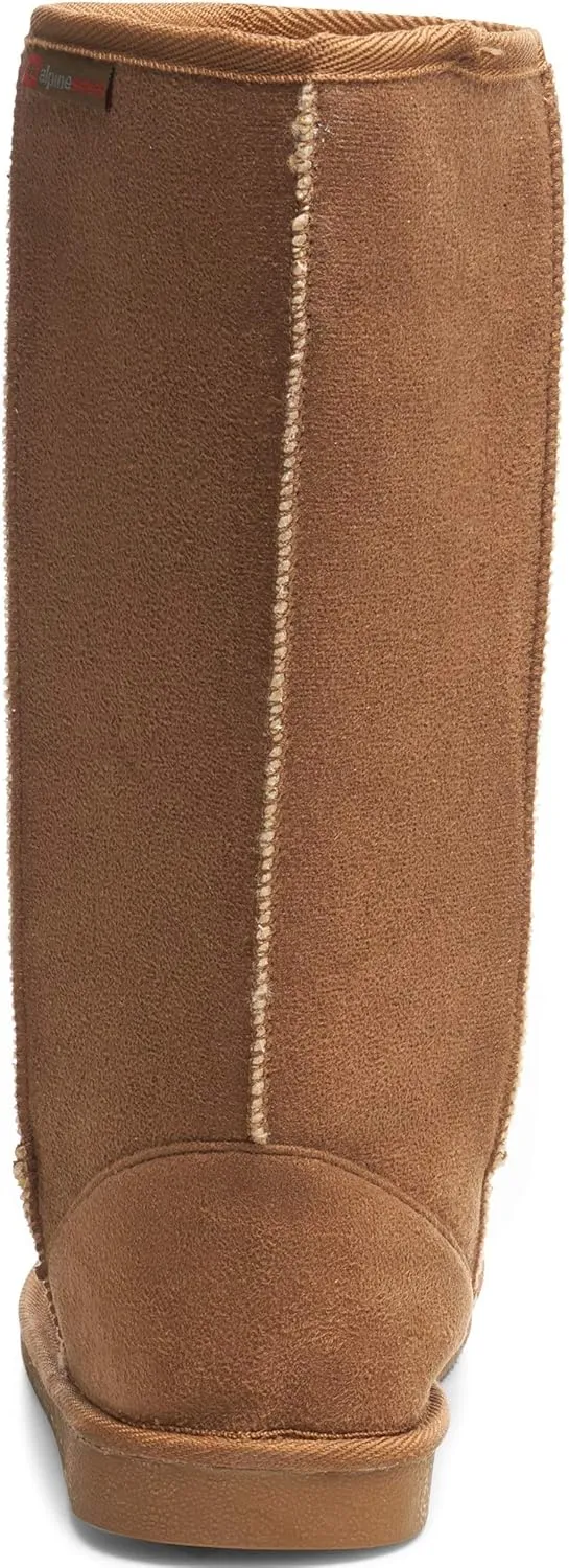Alpine Swiss Womens 11 Tall Mid Calf Winter Boots Faux Shearling Aussie Classic