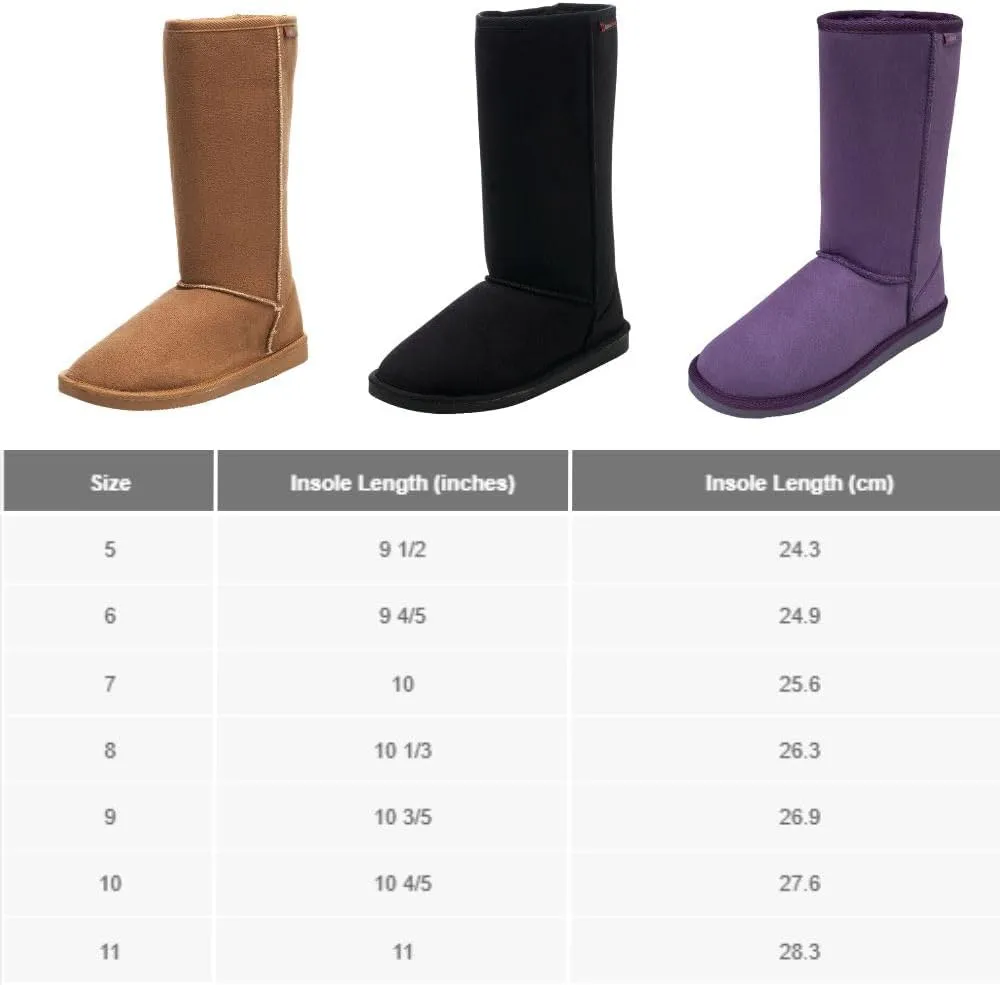 Alpine Swiss Womens 11 Tall Mid Calf Winter Boots Faux Shearling Aussie Classic