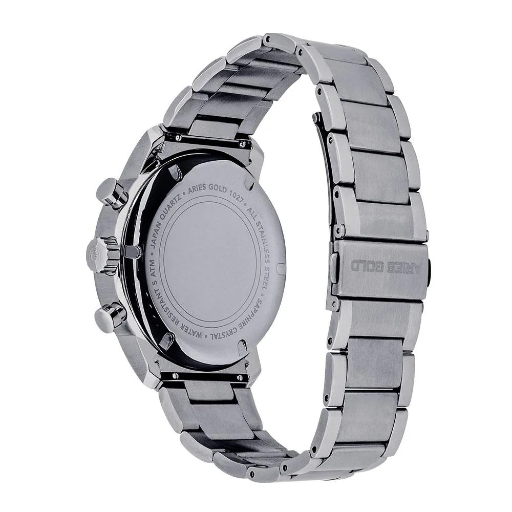Aries Gold Eternal Silver Stainless Steel G 1027 S-S Watch