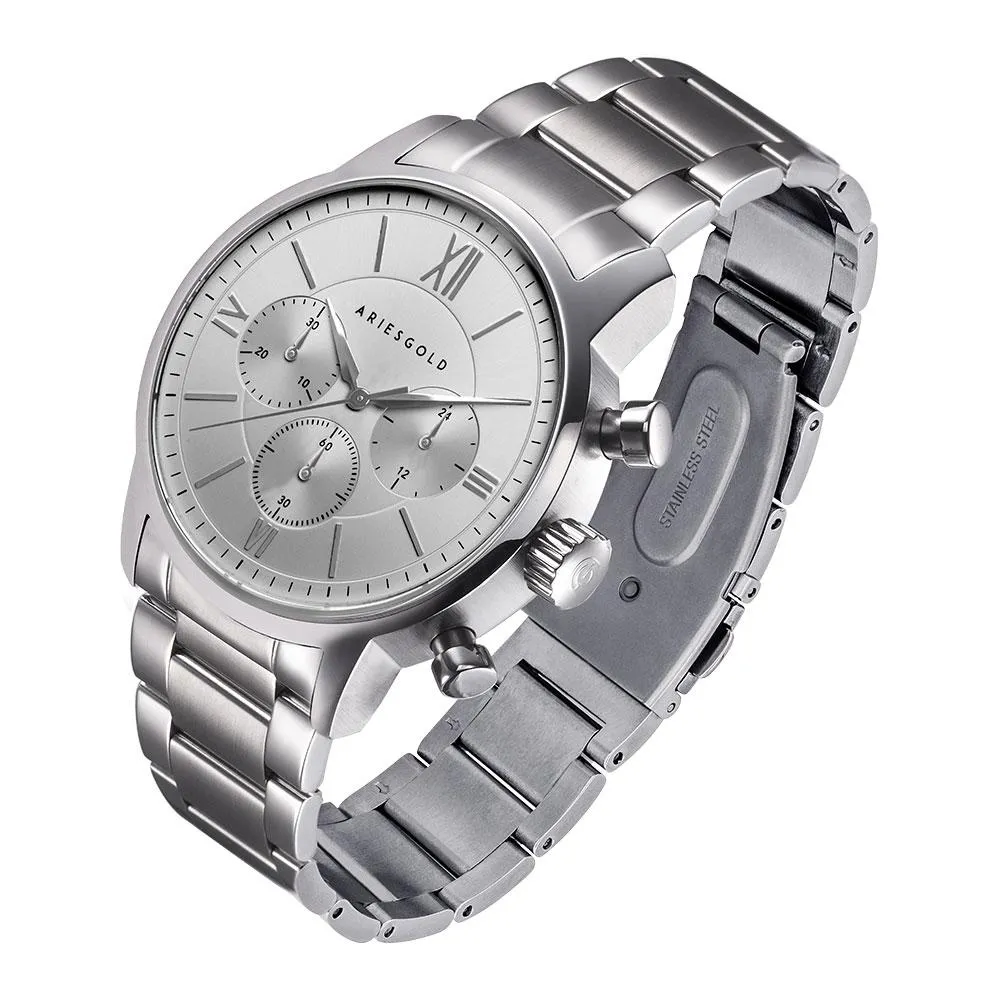 Aries Gold Eternal Silver Stainless Steel G 1027 S-S Watch