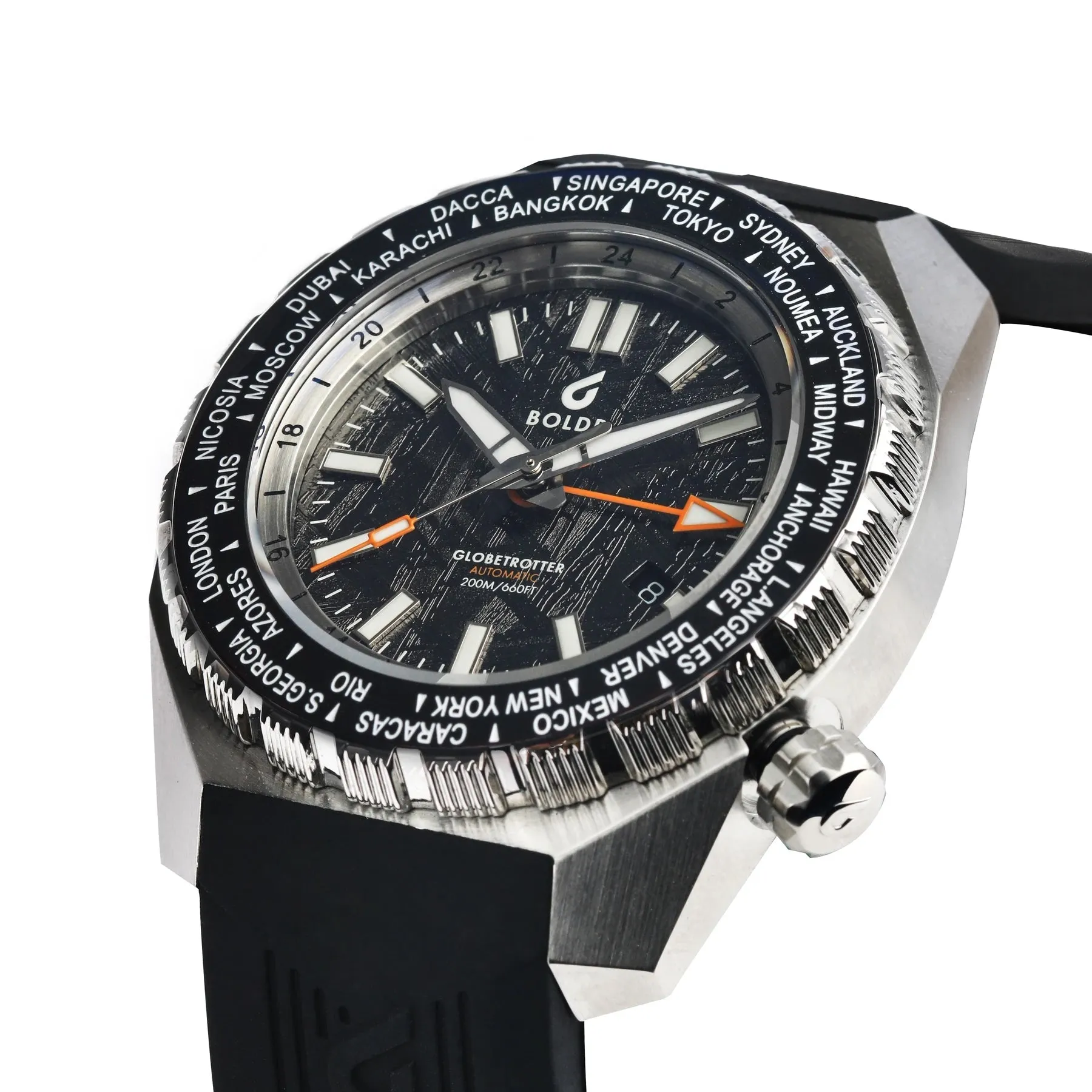 BDR Watch Globetrotter GMT Meteoblack