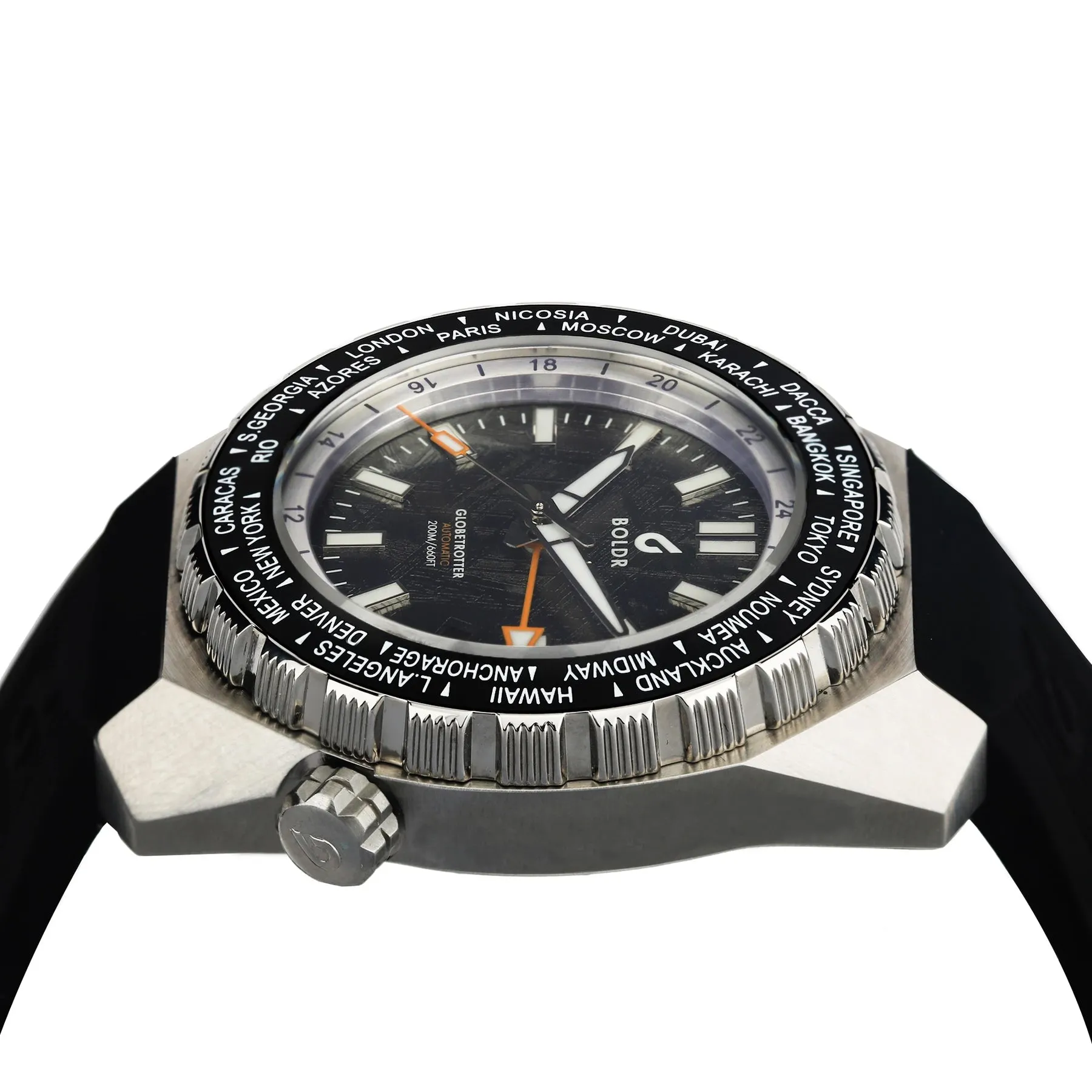 BDR Watch Globetrotter GMT Meteoblack