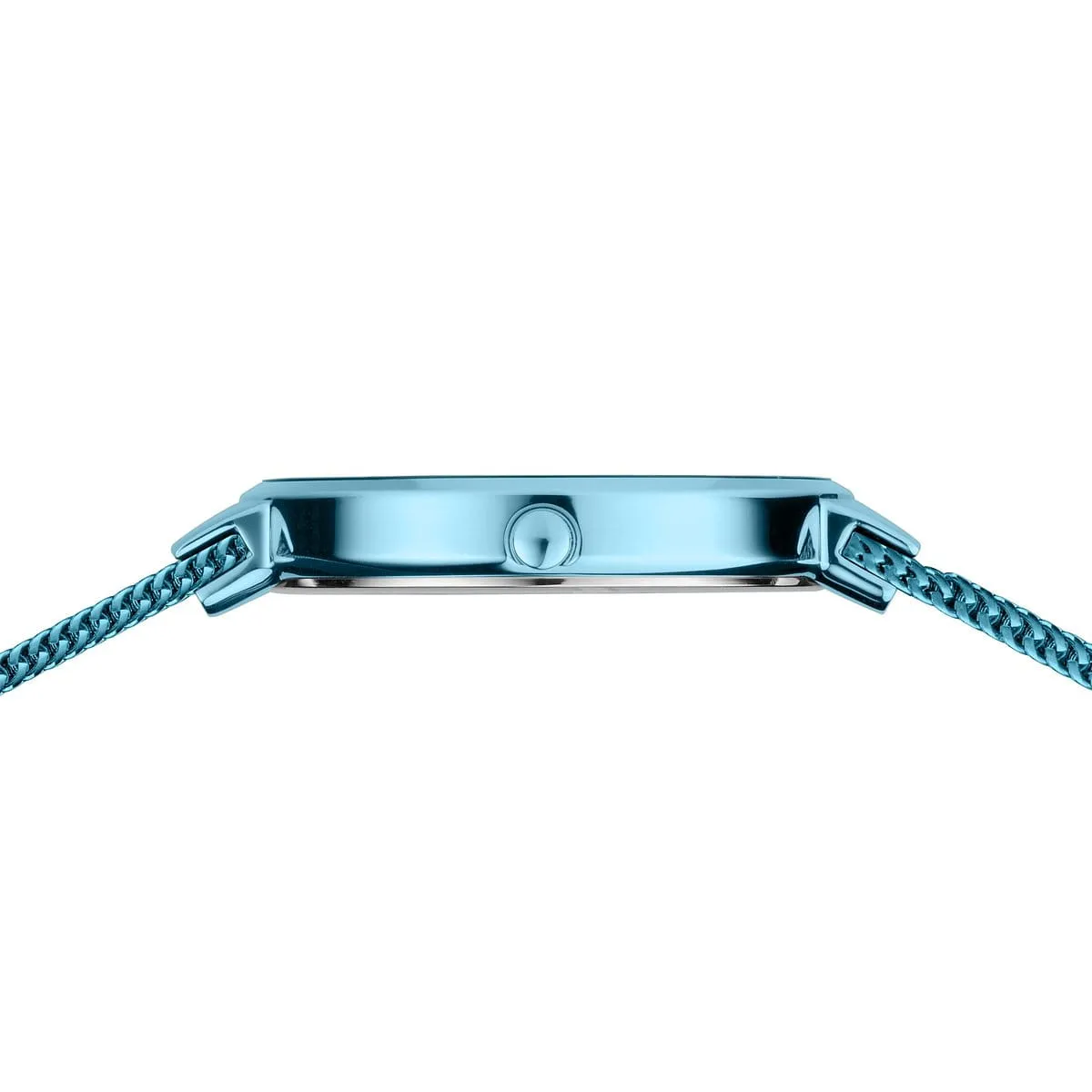 Bering Ladies Classic Blue Mesh Bracelet Watch