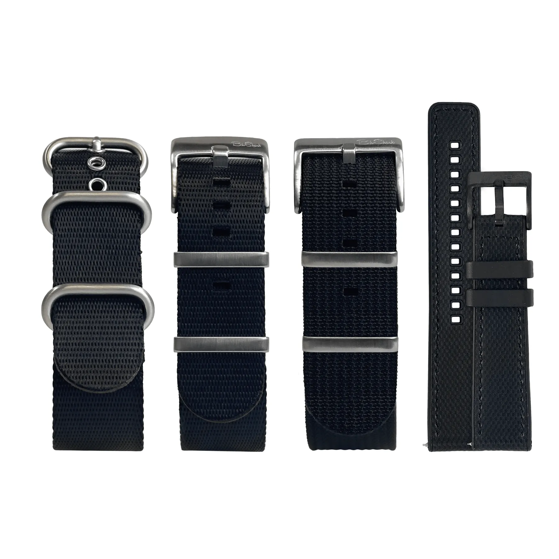 Black Friday - 4-Pack Bundle Of Essential Black Watch Straps