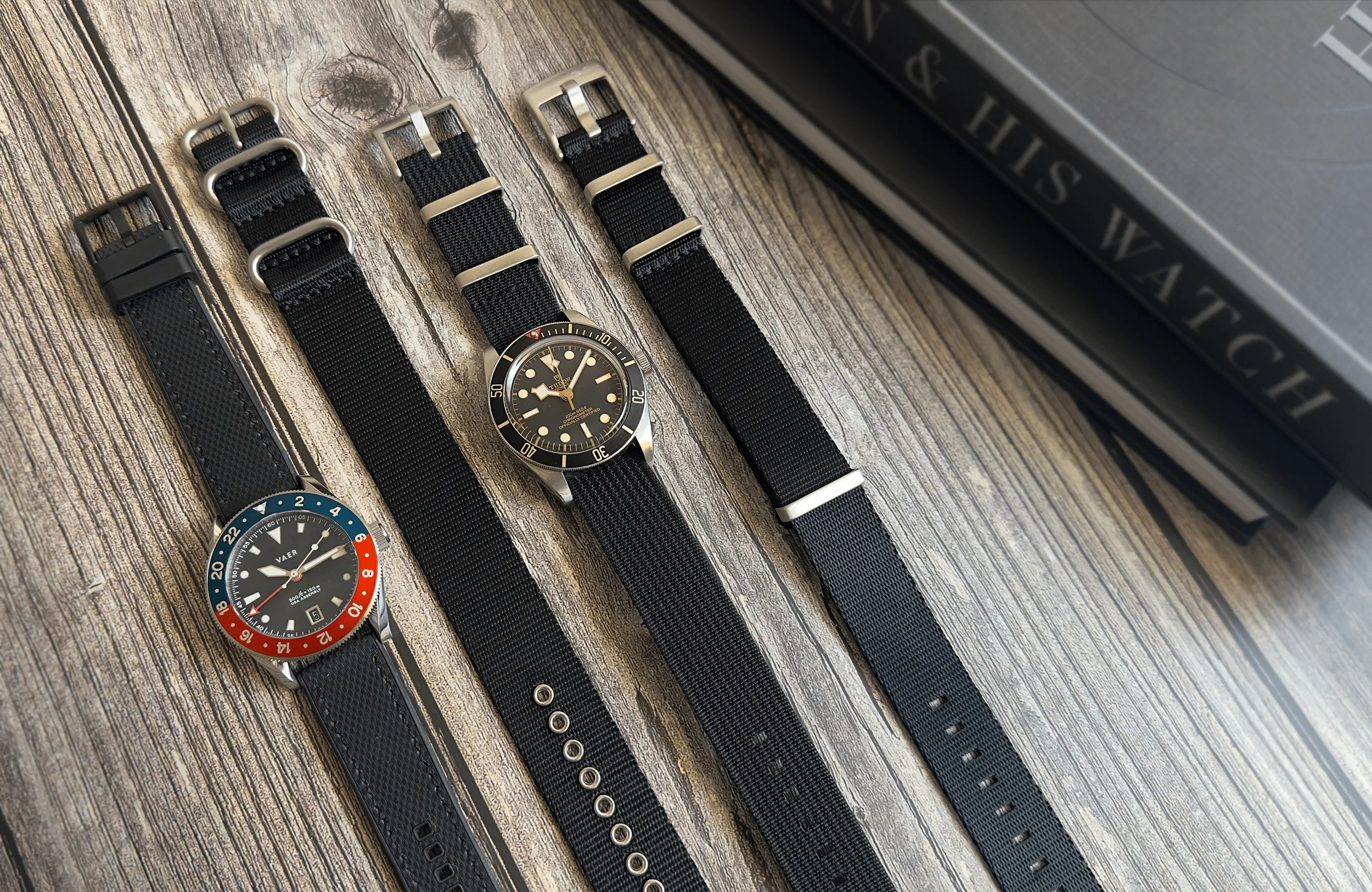 Black Friday - 4-Pack Bundle Of Essential Black Watch Straps