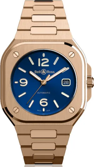 BR Watch BR 5 Blue Gold
