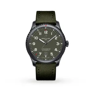 Breitling Aviator 8 Automatic Curtiss Warhawk Black Steel Watch M173152A1L1X1