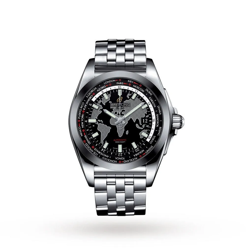 BREITLING Galactic Unitime Mens Watch WB3510U4/BD94 375A