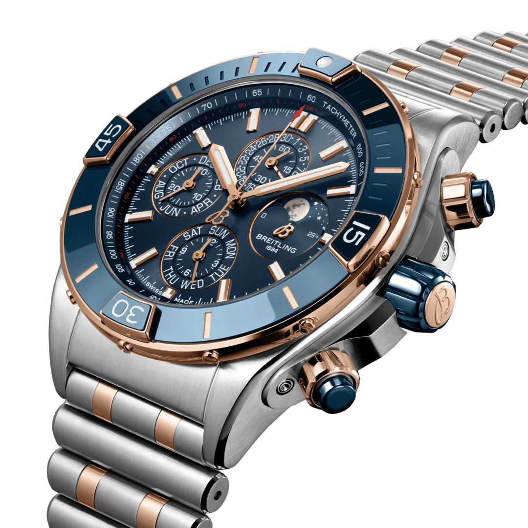 BRT Watch Super ChronoMT Four Year Calendar Steel & Gold