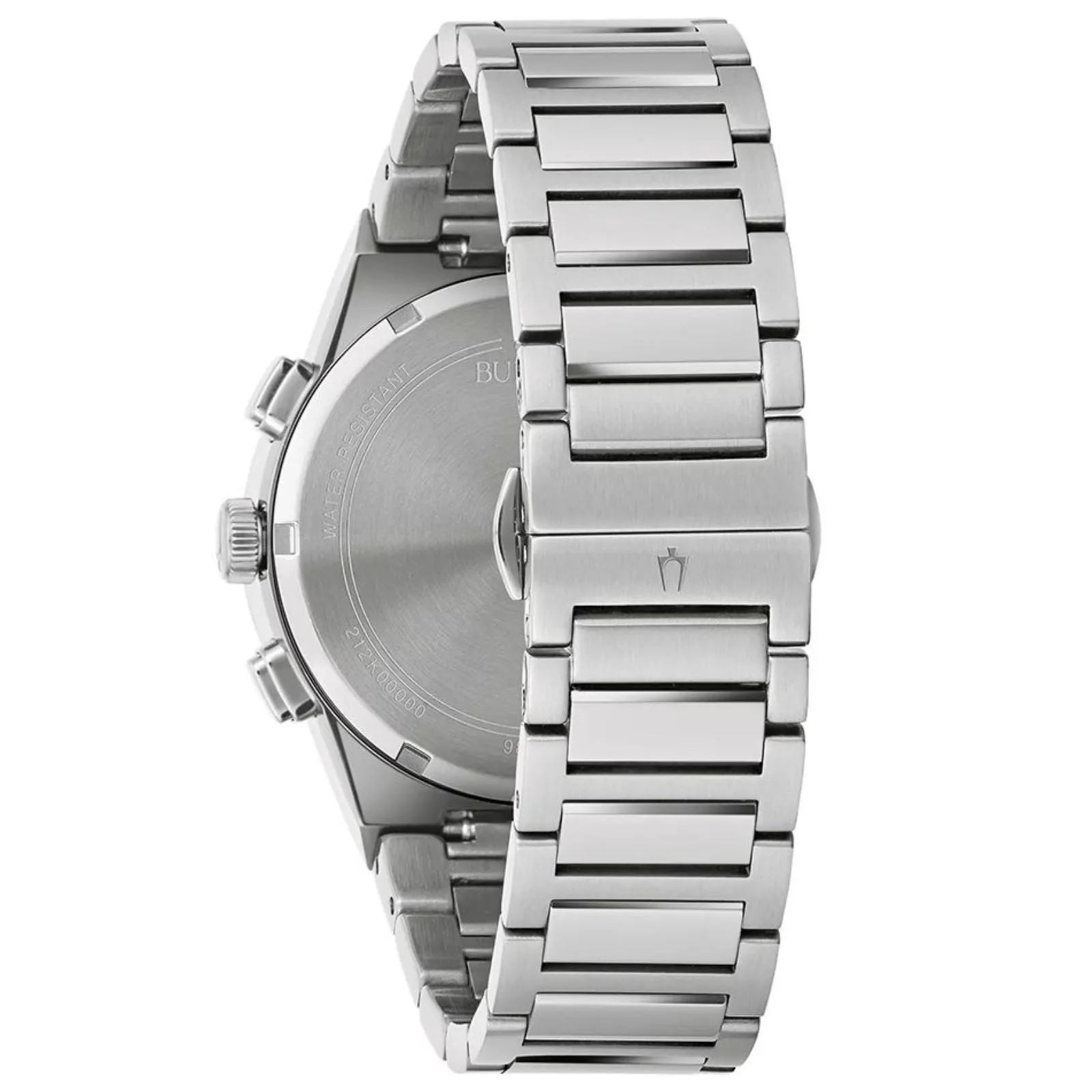 BULOVA Modern Millennia Chronograph Watch ALL Stainless Steel 96C149