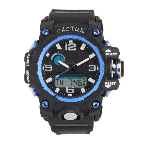 CACTUS Mighty - Kids AnaDigi Watch - Black/Blue