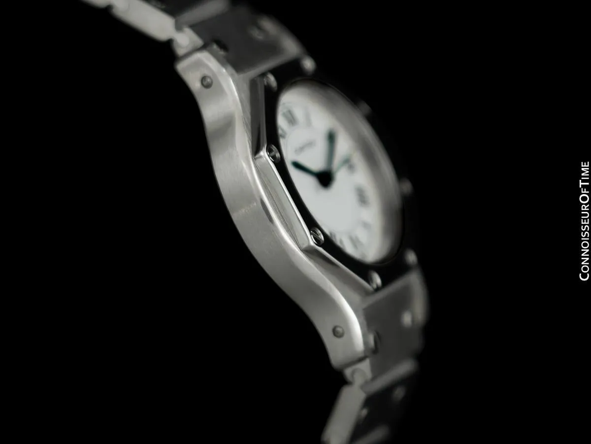 Cartier Santos Octagon Ladies Watch, Automatic - Stainless Steel