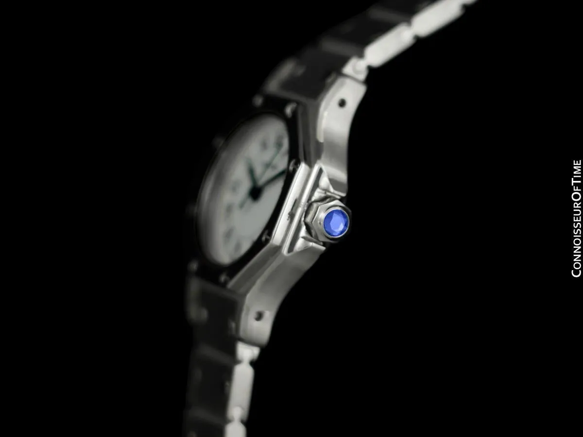 Cartier Santos Octagon Ladies Watch, Automatic - Stainless Steel
