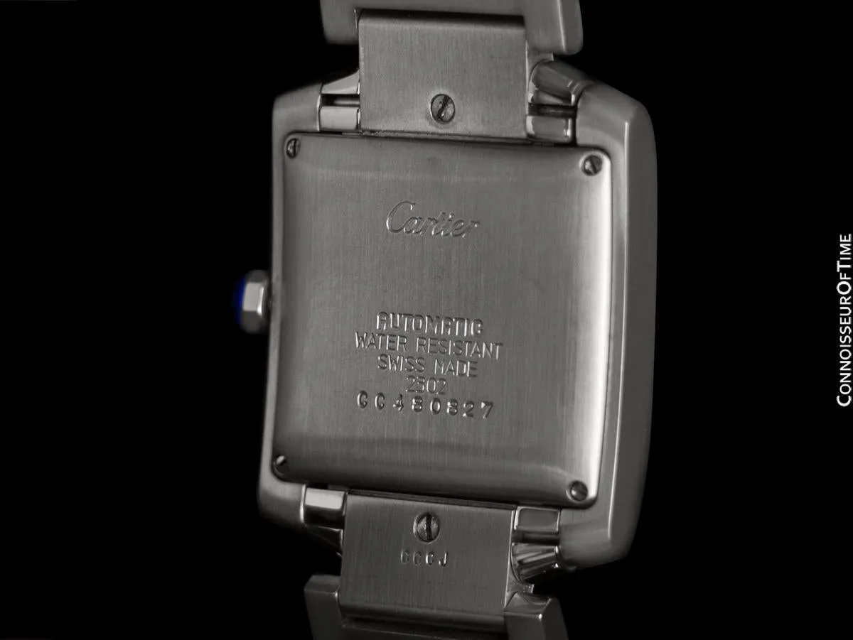 Cartier Tank Francaise Mens Automatic SS Steel W51002Q3 Watch