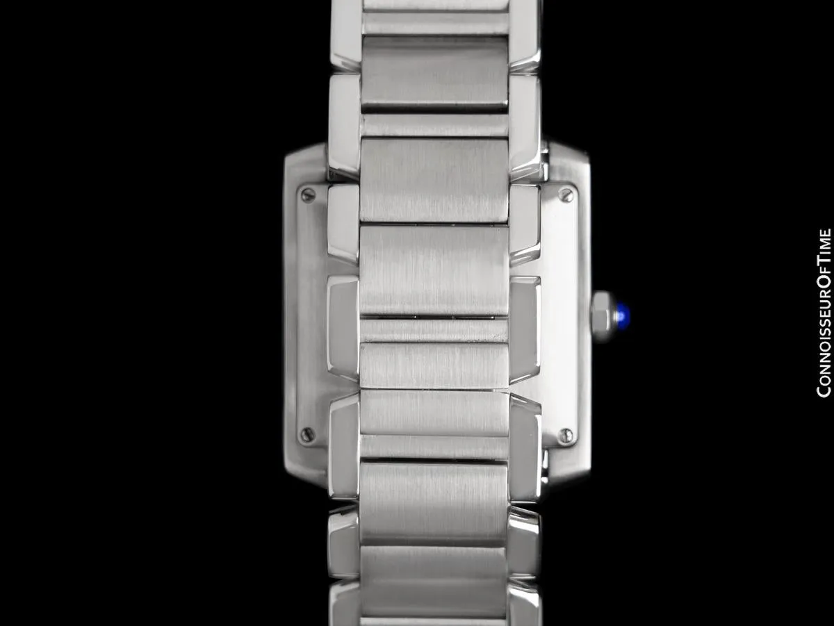 Cartier Tank Francaise Mens Automatic SS Steel W51002Q3 Watch