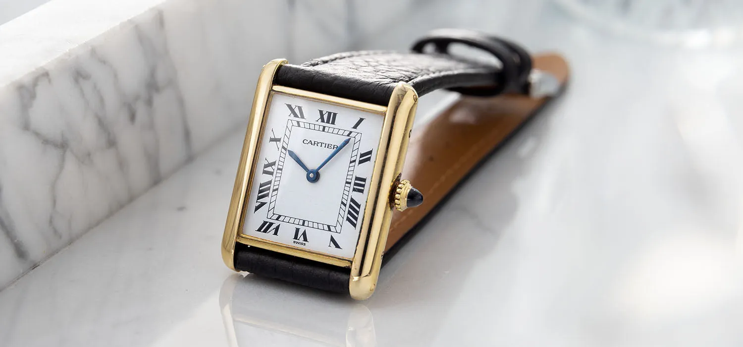 Cartier Tank Louis 78086 18kt Yellow Gold Mechanical Movement