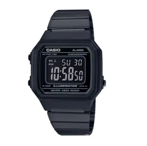 CASIO B650WB-1BVT Men’s Black Vintage Stainless Steel Watch
