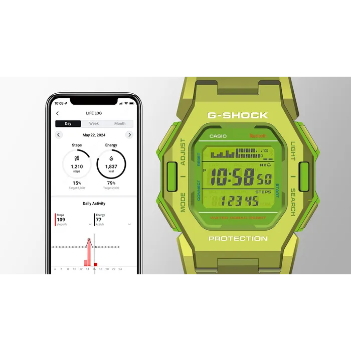 Casio G-Shock - GDB500 Series - Fluorescent Yellow
