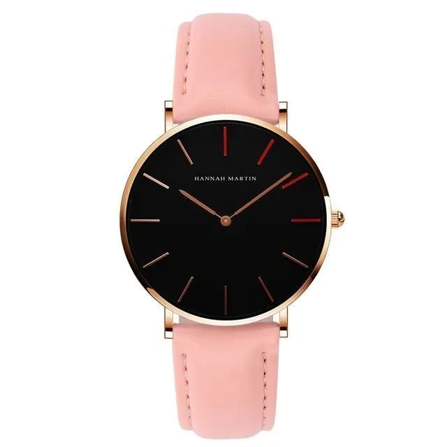 Casual Retro Leather Strap Waterproof Watch For Women